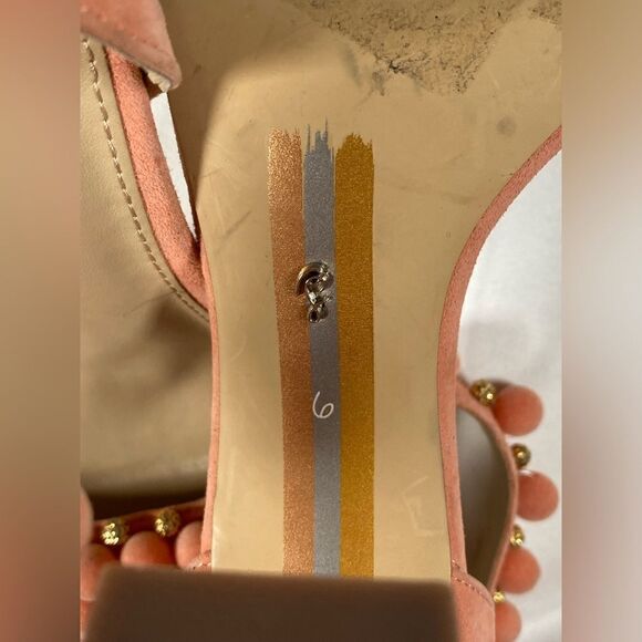 EUC Sam Edelman Women’s Luella Ankle Strap 4” Heel Sandal - Pink - Size 6 - Picture 11 of 11